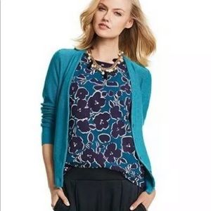 CAbi Teal cardigan “TeaRoom” 3018